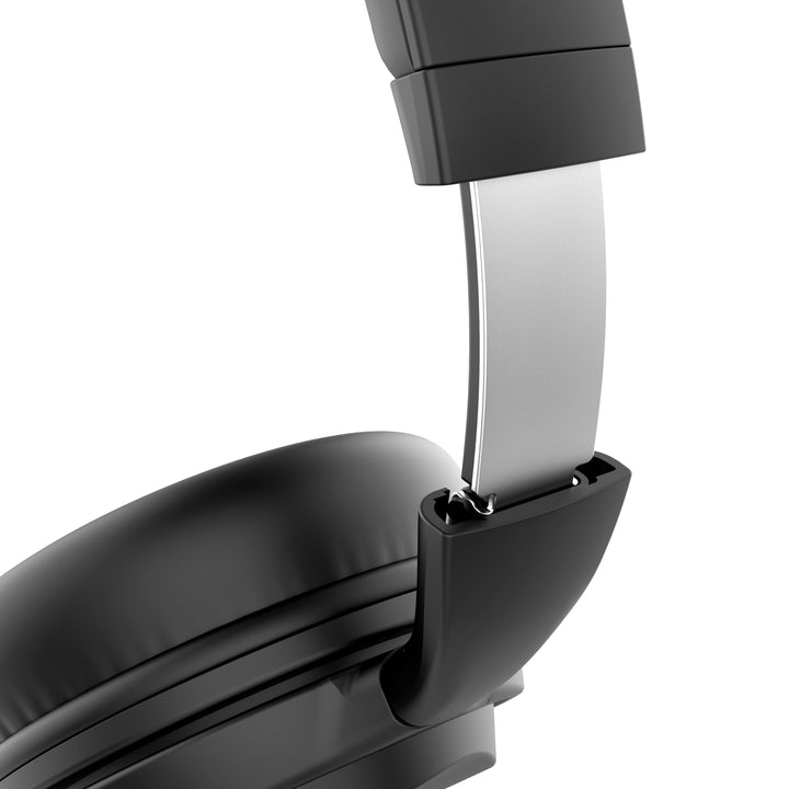 Wicked Audio HUM 1000x Wireless Headphones – Active Noise Cancelling Bluetooth Headset with Mic, 40mm Drivers, 13.5-Hour Battery & Travel Case (Black)
