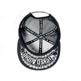 Wicked Audio gray trucker hat below