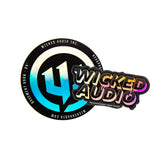 Wicked Audio holographic sticker gif