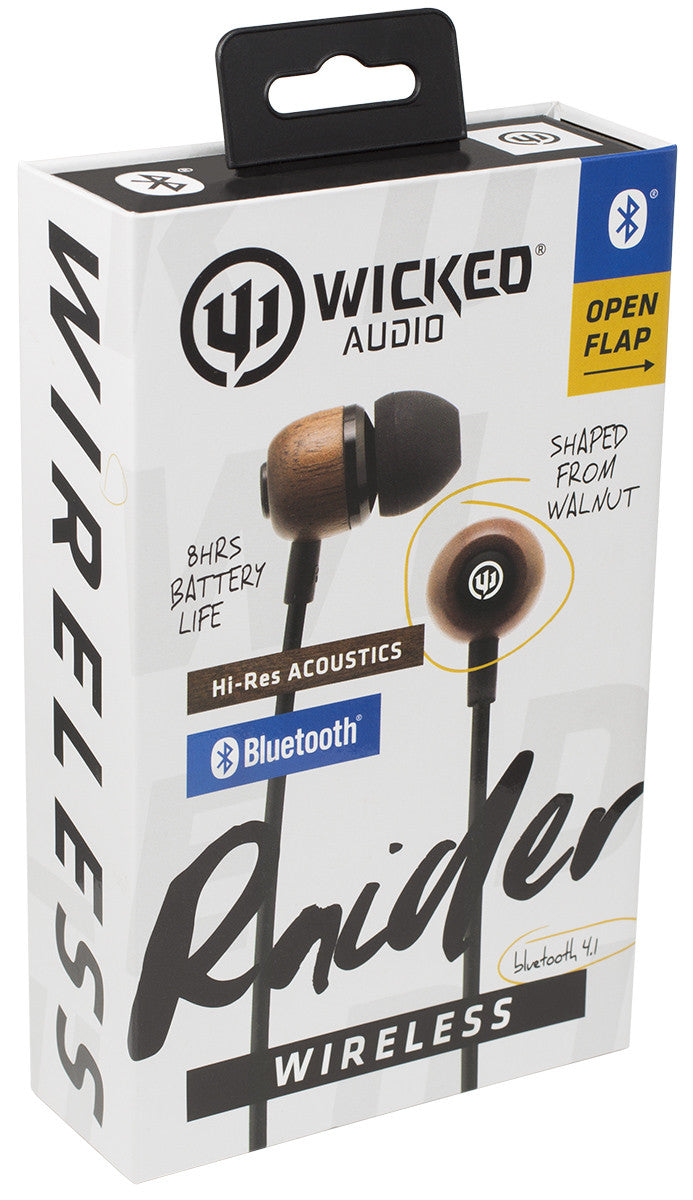 Raider wireless earbud packaging