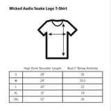 Wicked Audio shirt size chart